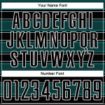 Camiseta de fútbol personalizada con sublimación de líneas y formas geométricas en blanco y negro Camiseta de fútbol personalizada con sublimación de líneas y formas geométricas en blanco y negro
